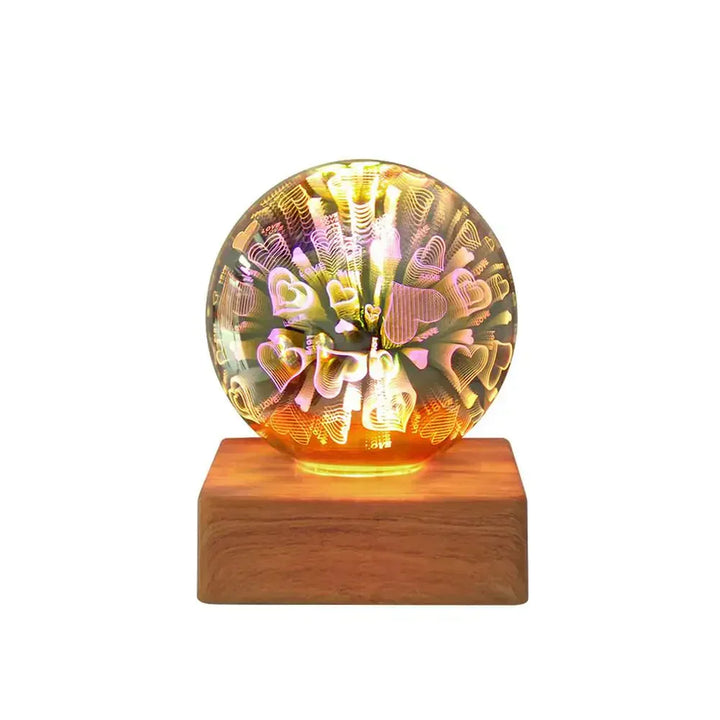 Lisslune | GlowSphere USB Crystal Ball Lamp - magical atmosphere in the bedroom
