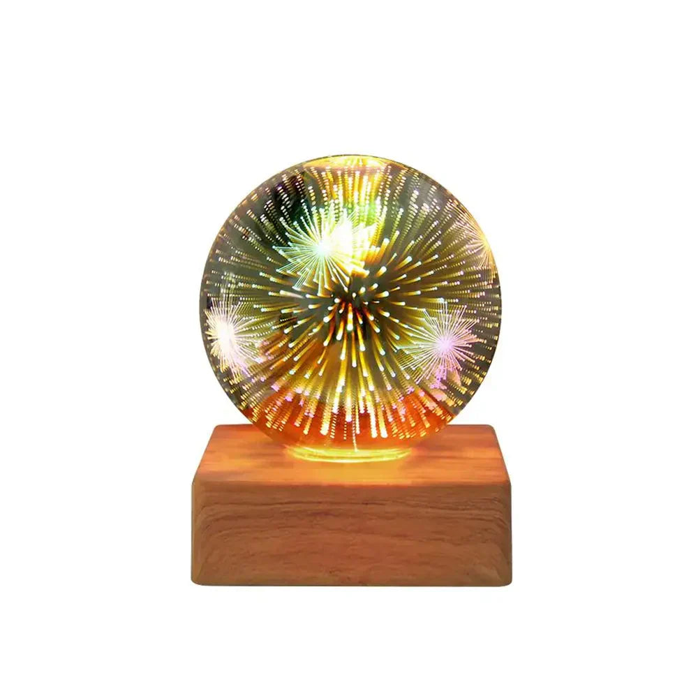 Lisslune | GlowSphere USB Crystal Ball Lamp - magical atmosphere in the bedroom