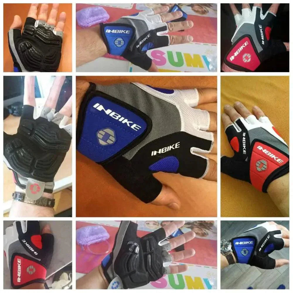 Lisslune | 3D Gel Padded Cycling Gloves – Shock-Absorbing Breathable Bike Gloves for Men & Women