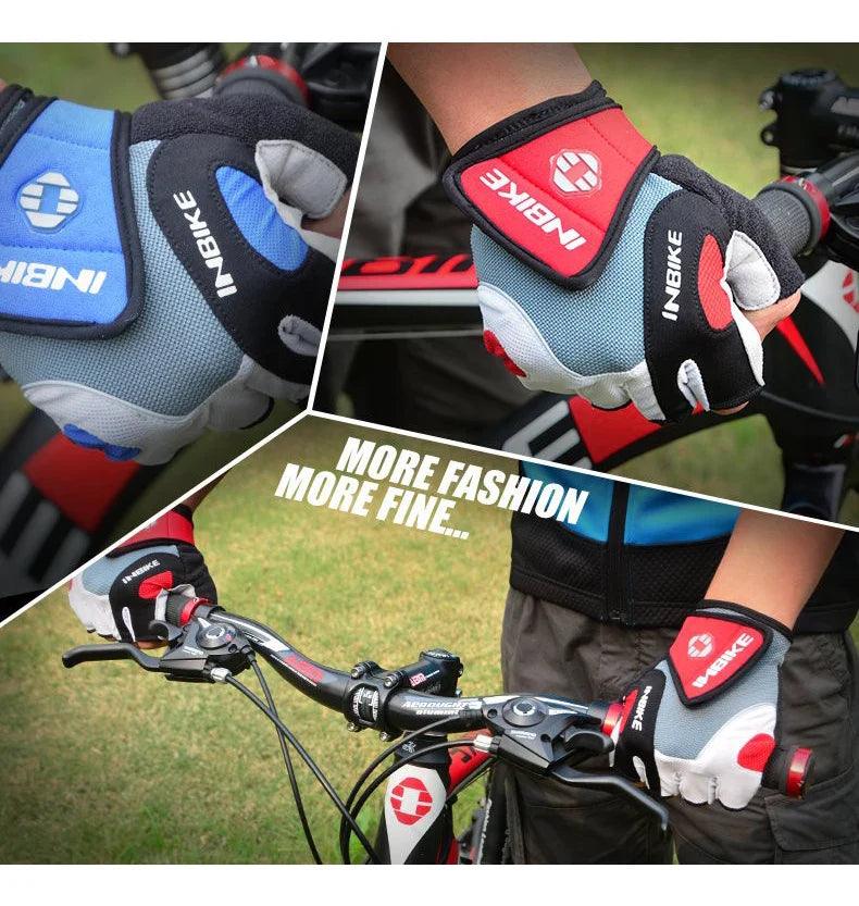 Lisslune | 3D Gel Padded Cycling Gloves – Shock-Absorbing Breathable Bike Gloves for Men & Women