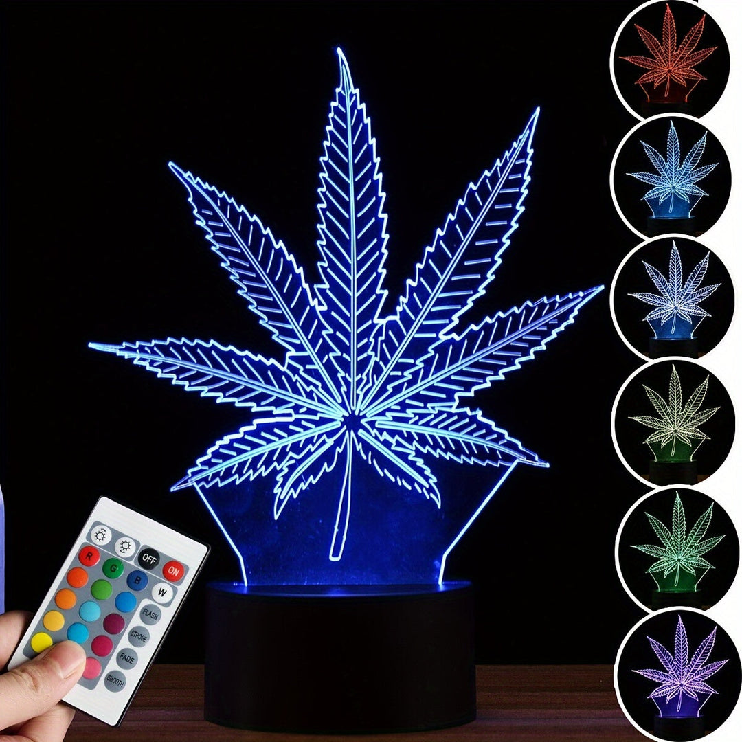 Lisslune | GlowBud - 3D Hemp Leaf Lamp