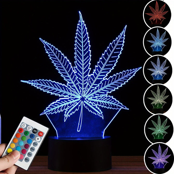Lisslune | GlowBud - 3D Hemp Leaf Lamp