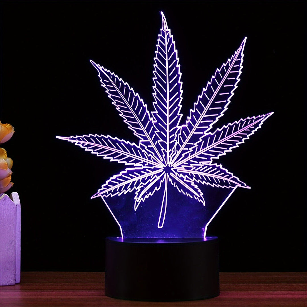 Lisslune | GlowBud - 3D Hemp Leaf Lamp