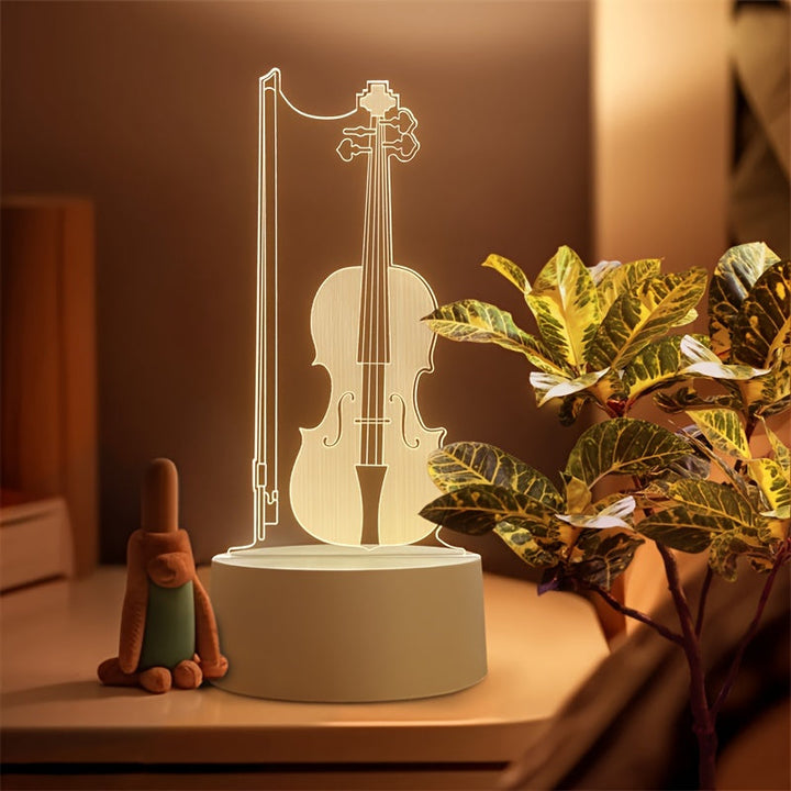 Lisslune | MelodyGlow - Elegant Cello Spherical Lamp