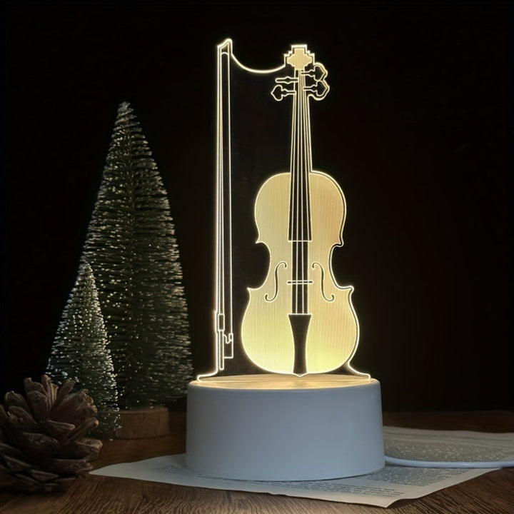 Lisslune | MelodyGlow - Elegant Cello Spherical Lamp