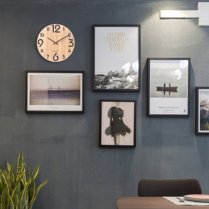 Lisslune | 3D Wall Clock Made of Wood