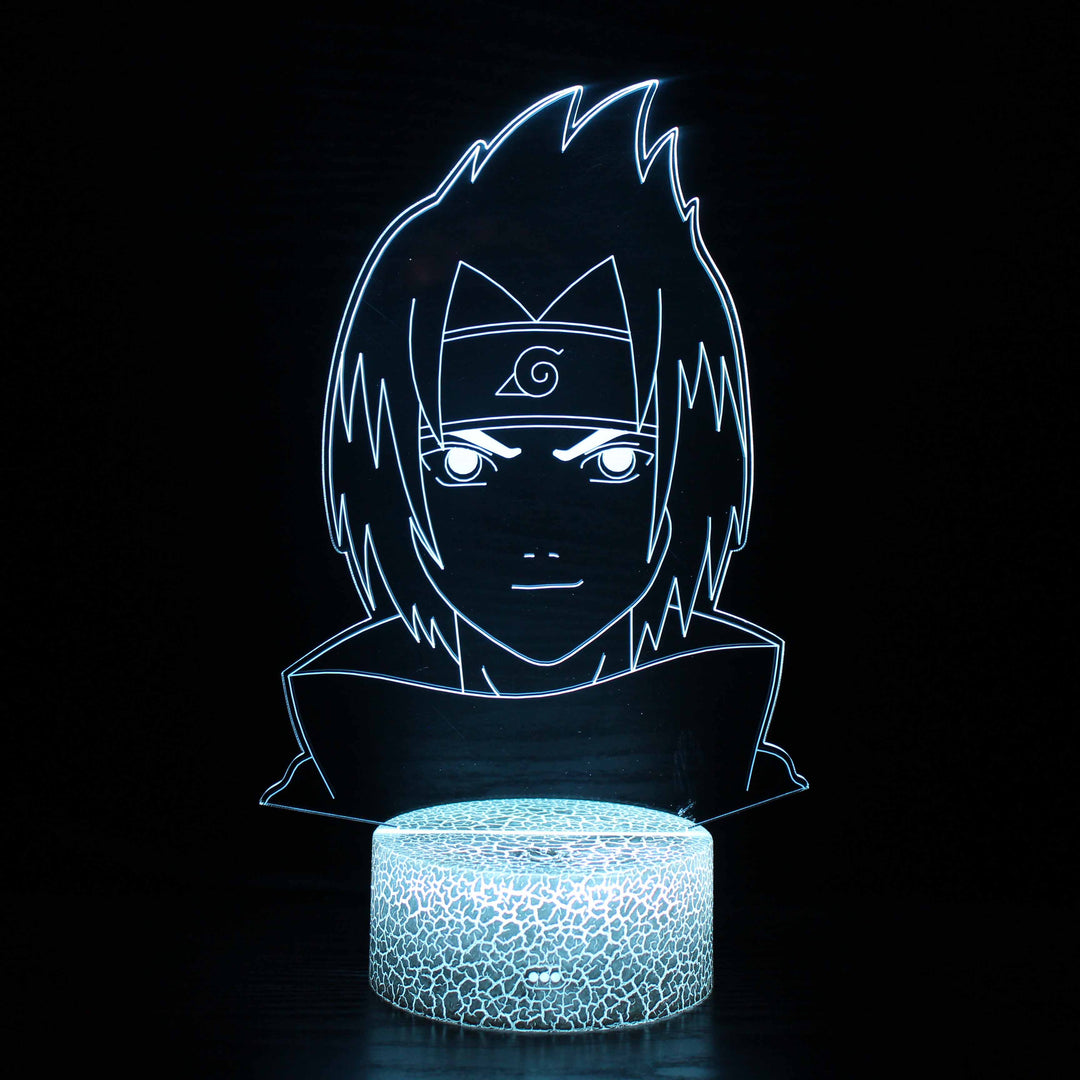 Lisslune | Little Sasuke Naruto Character 3D Optical Illusion Lamp