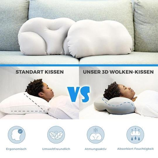 Lisslune | 3D All-Around Cloud Sleep Pillow