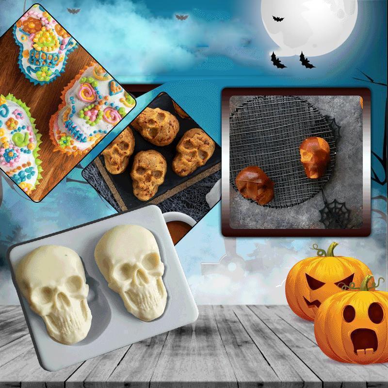 Lisslune | 3D Skull Cake Mold