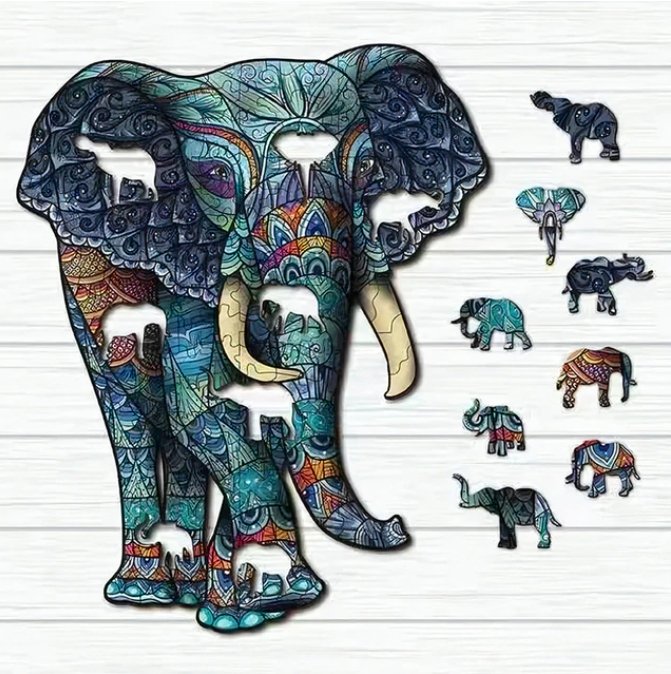 Lisslune | Magical wooden puzzle with animal motifs