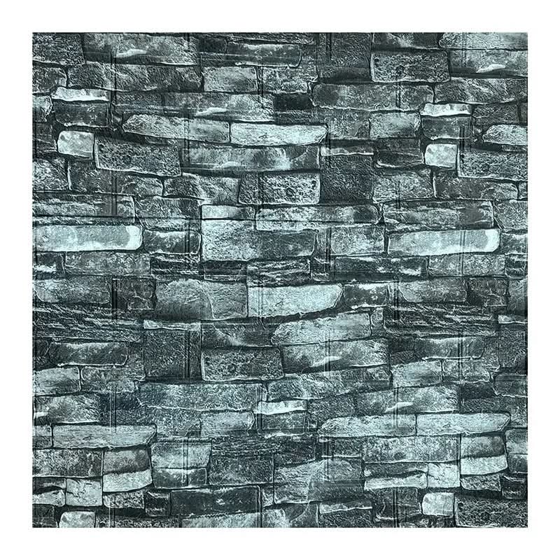 Lisslune | 3D foam wallpaper in brick pattern