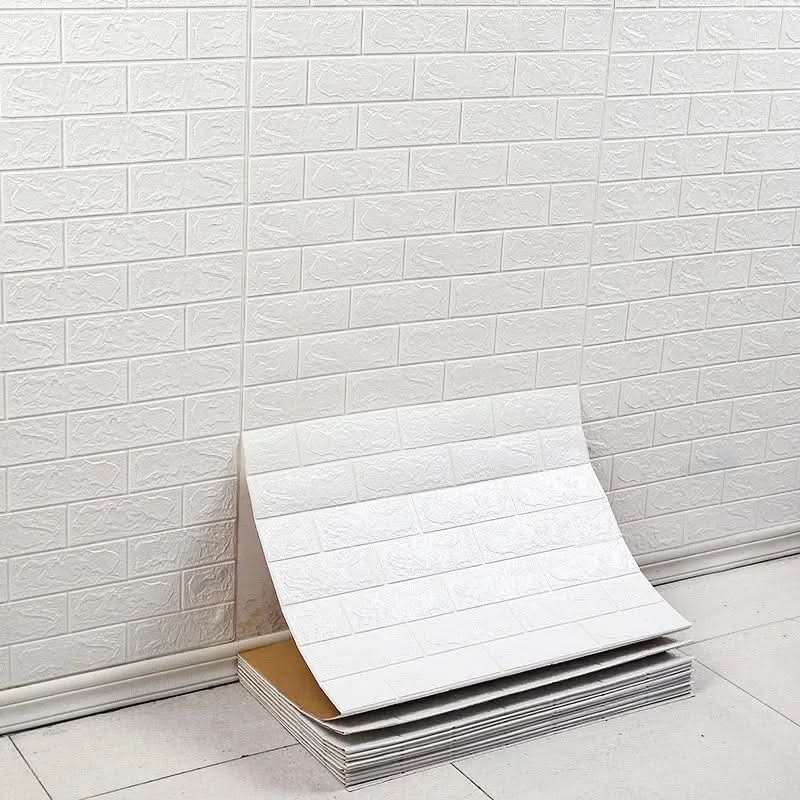 Lisslune | 3D foam wallpaper in brick pattern