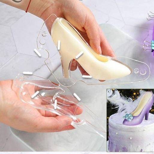 Lisslune | 3D edible high heel chocolate mold