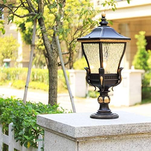 Lisslune | LumaLux Solar Outdoor Lantern | Weatherproof | Solar Powered | Garden Lighting for Terrace and Entry Area
