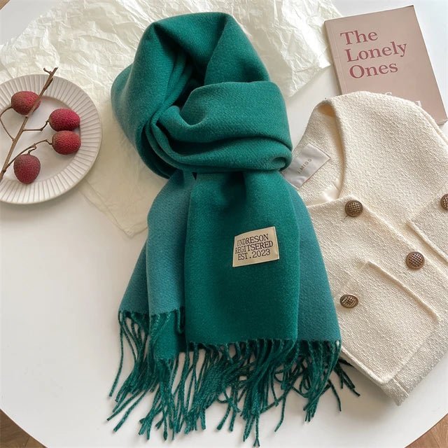 Lisslune | Meriva Soft Warm Wool Scarf for Men and Women