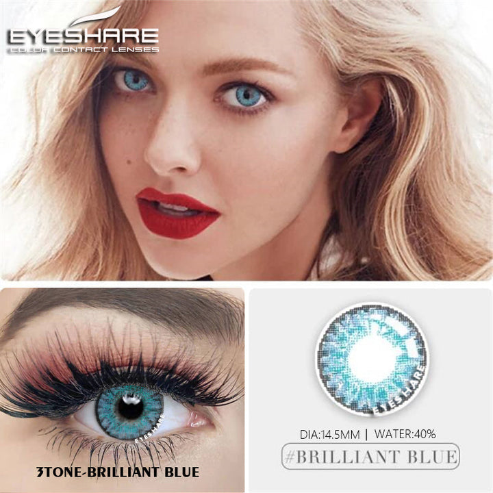 Rynx 3TONE Brilliant Blue 14.5 mm 1 Pair | 1 Year