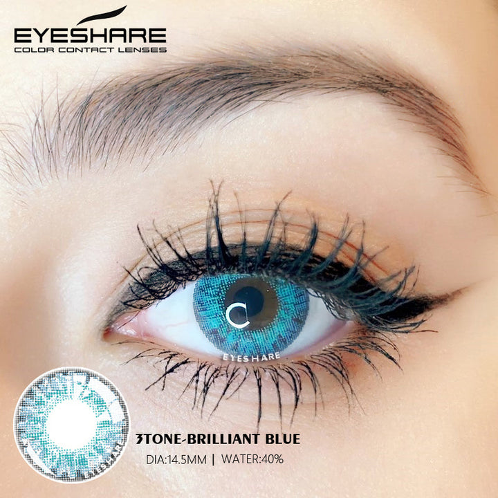 Rynx 3TONE Brilliant Blue 14.5 mm 1 Pair | 1 Year
