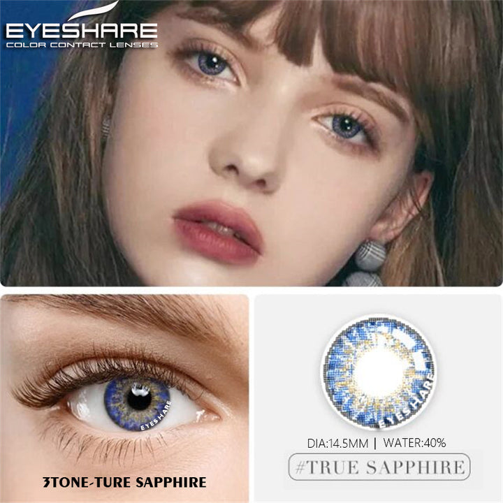 Rynx 3TONE Ture-Sapphire 14.5mm 1 Pair | 1 Year
