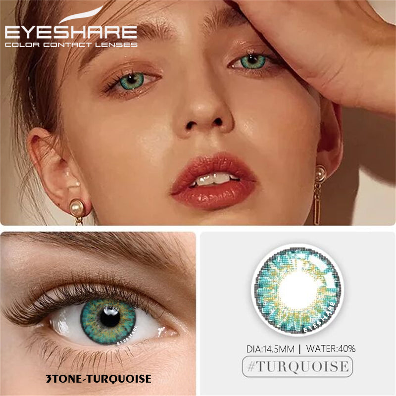 Rynx 3TONE Turquoise 14.5 mm 1 Pair | 1 Year