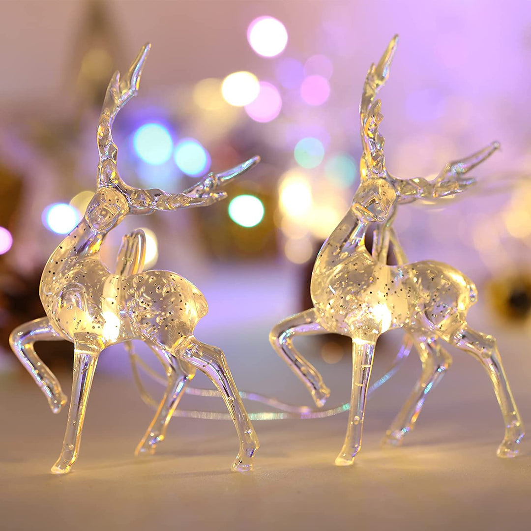 Lisslune | Glowing Reindeer - 1.5M LED Christmas Lights for Reindeer