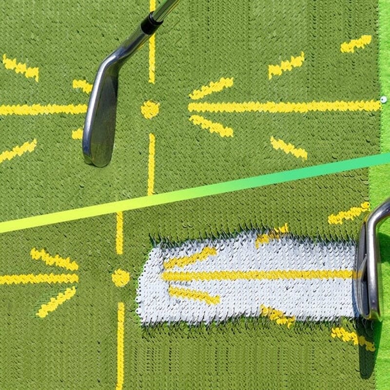 Lisslune | Golf Training Mat for Swing Detection Hitting