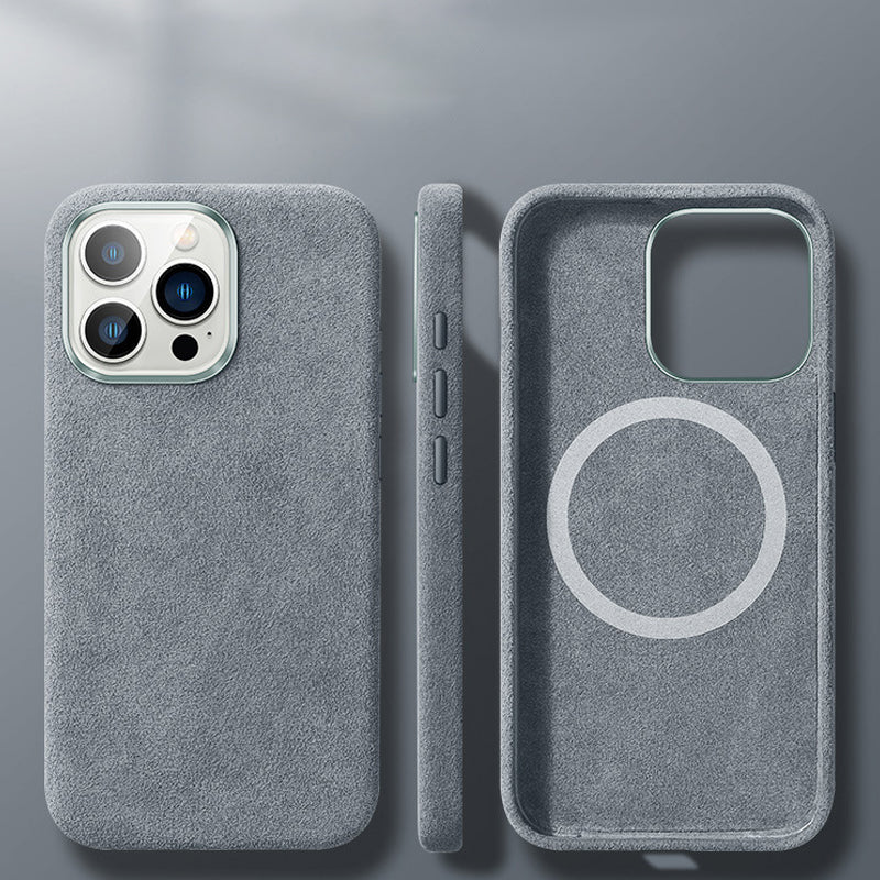 Lisslune | Italian Alcantara Magnetic Case for Iphone