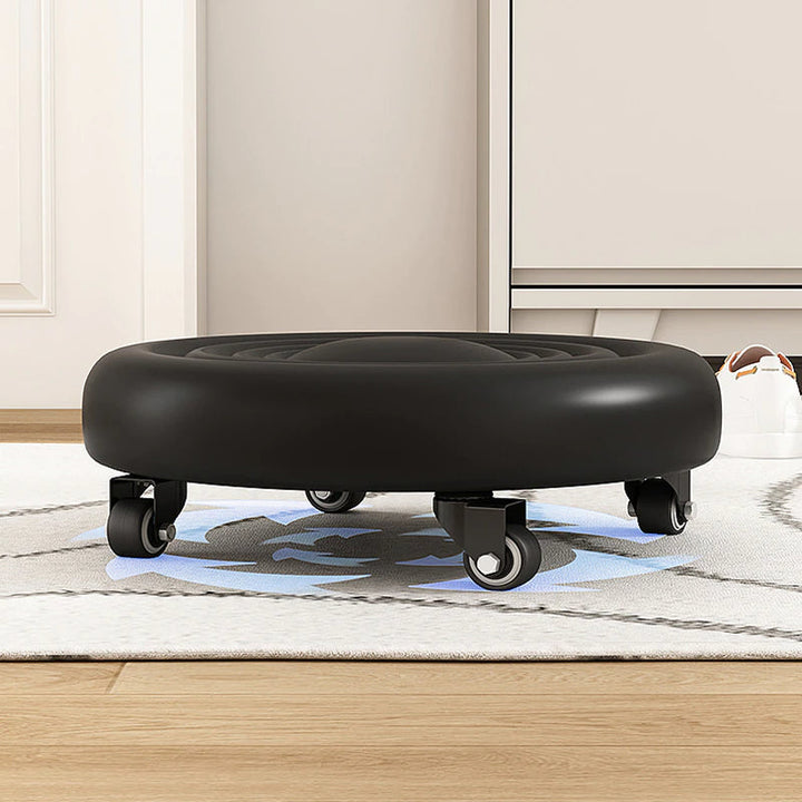 Lisslune | 360 Rotating Wheeled Rolling Stool
