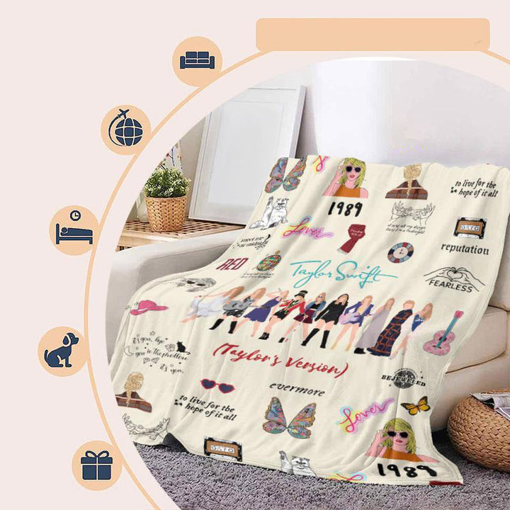 Lisslune | Swiftmas Nap blanket for Home Office travel
