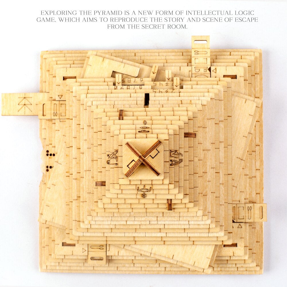 Lisslune | Wooden Assemble The Pyramid of Maya