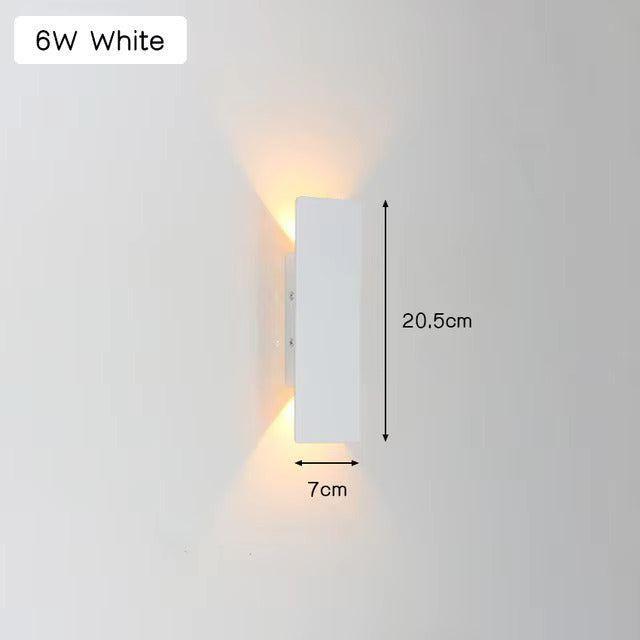 Lisslune | Light - Modern weatherproof LED wall lamp made of aluminum for outdoor use