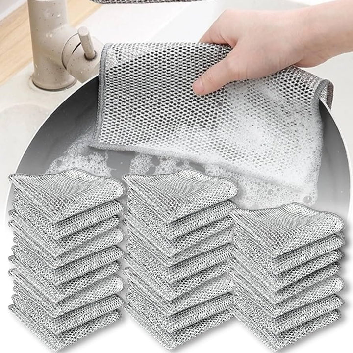 Lisslune | Dishcloth made of silver wire
