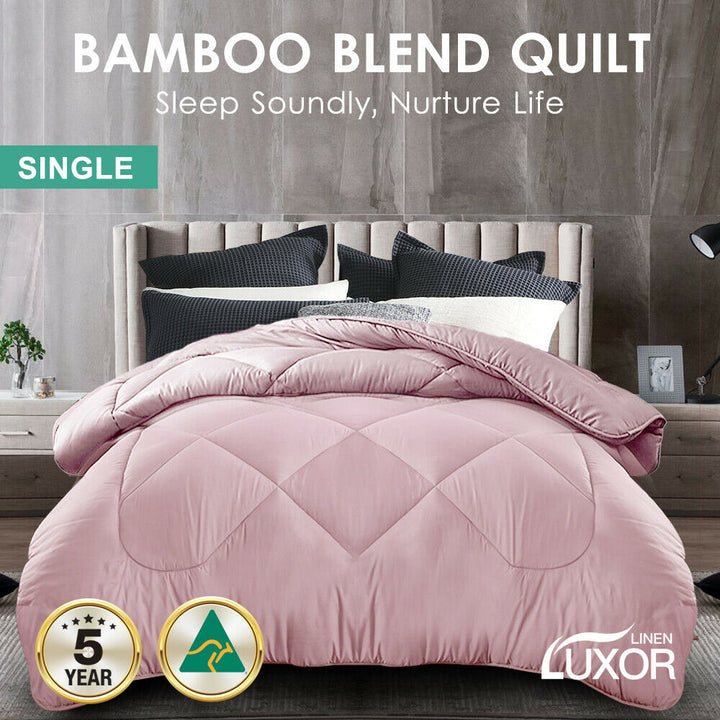 Lisslune | Doona Quilt Microfiber - All Seasons - Pink