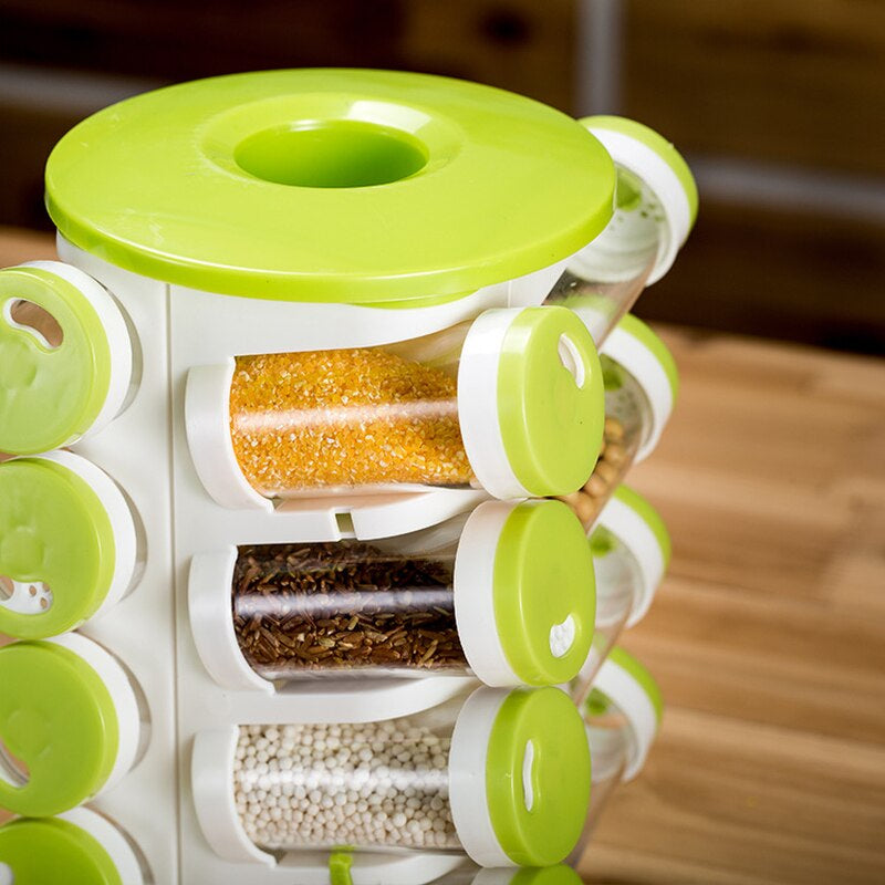 Lisslune | 360 Rotating Spice Organizer Rack