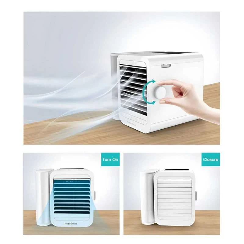 Lisslune | Hexton | Portable MicroCool Mini Air Conditioner with 1000ml Water Tank | Personal Cooling & Humidifier