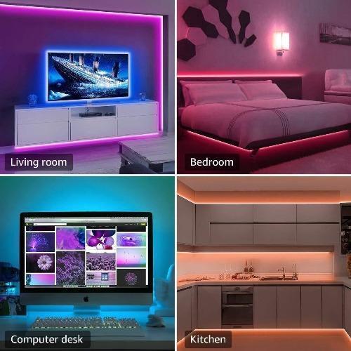 Lisslune | RGB LED light strip including remote control waterproof