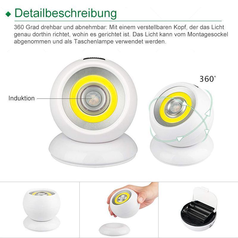 Lisslune | Removable LED sensor light with USB charging