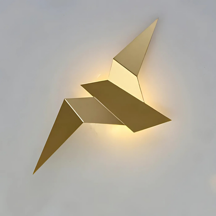 Lisslune | Origami Wall Lamp – Unique Wall Lighting in Japanese Style for Living Room and Bedroom