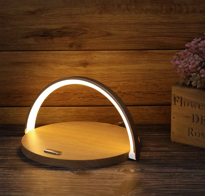Lisslune | Bowlight Design 3-in-1 Night Light – Wireless Charger & Lamp
