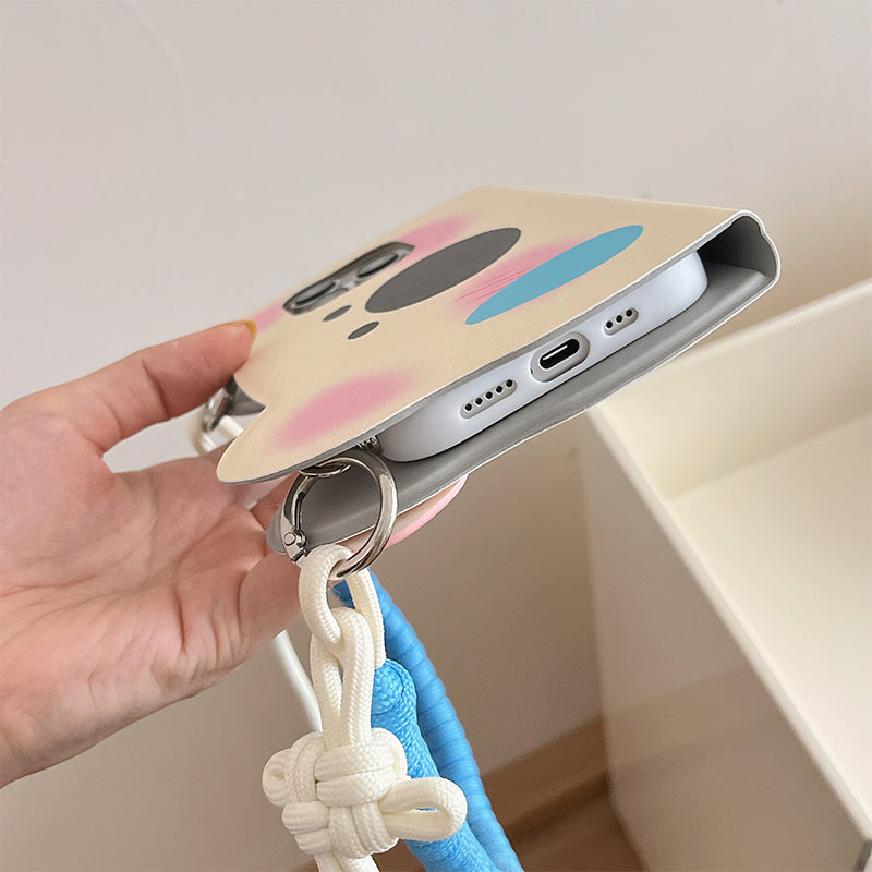 Lisslune | Insta-Style Cartoon Westie Flip-Phone Case