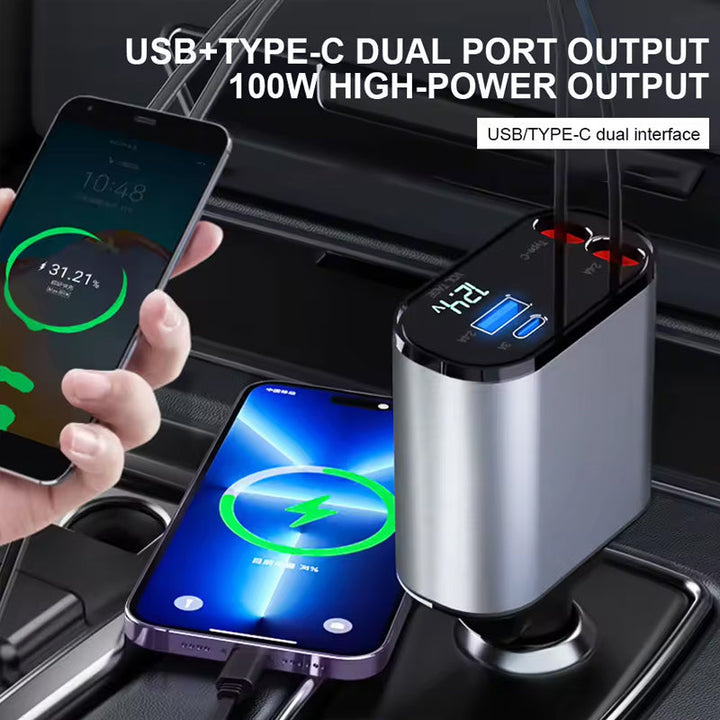 Lisslune | Four-in-One Car Phone Charger