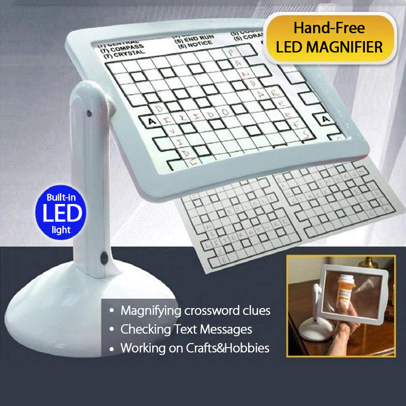 Lisslune | Hands-free desktop magnifier with LED