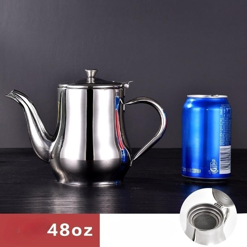 Lisslune | Oil filter jug in stainless steel