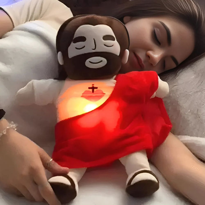 Lisslune | Breathing Jesus Soothing Plushie for Sleep Aid