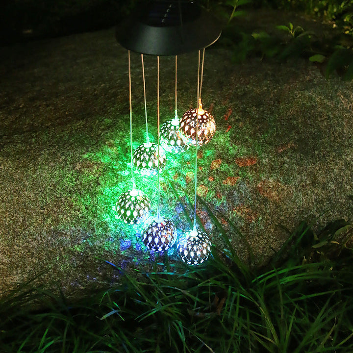 Lisslune | Solar Wind Chime Outdoor Light