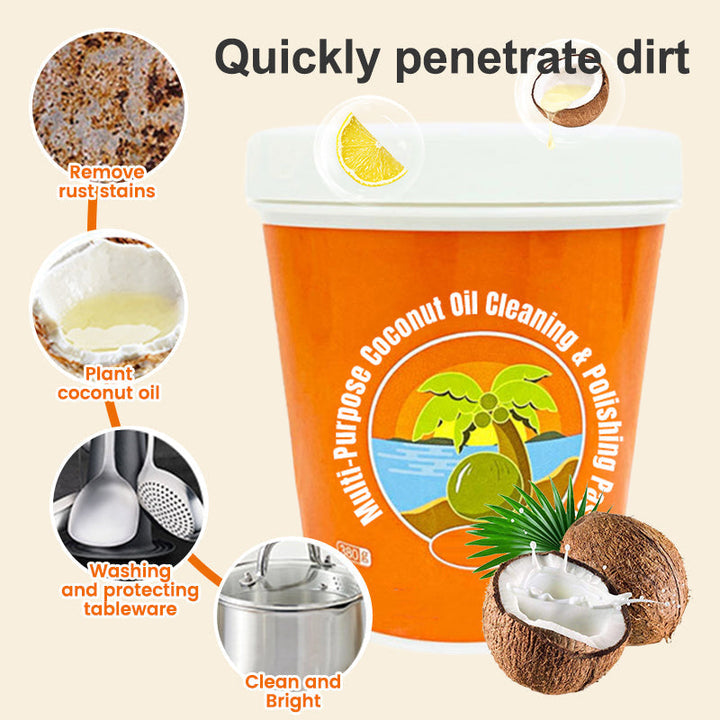 Lisslune | Versatile Coconut Oil Cleaning and Polishing Paste