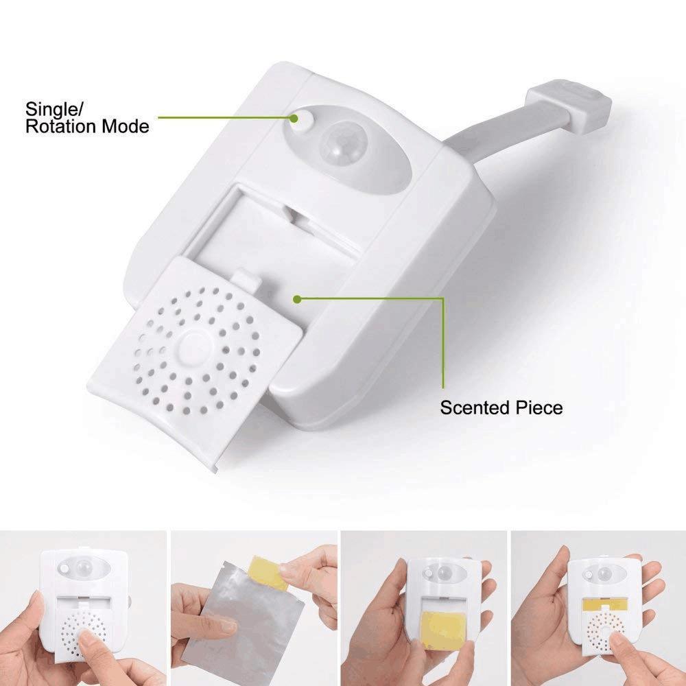 Lisslune | 16 Colors LED Toilet Night Light--Upgrade UV Sterilization