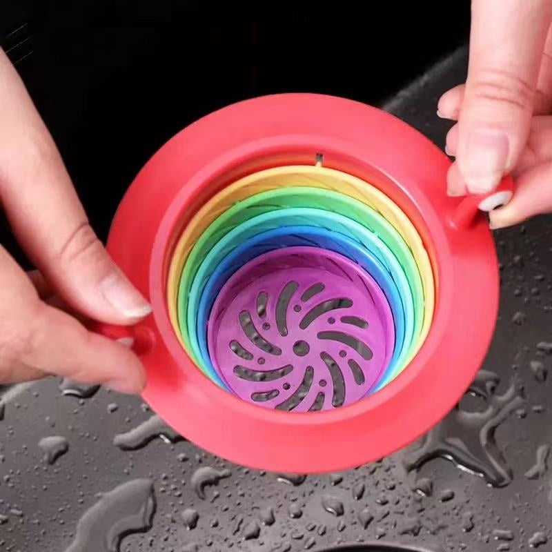 Lisslune | Little Monster Colorful Foldable Sink Strainer Basket