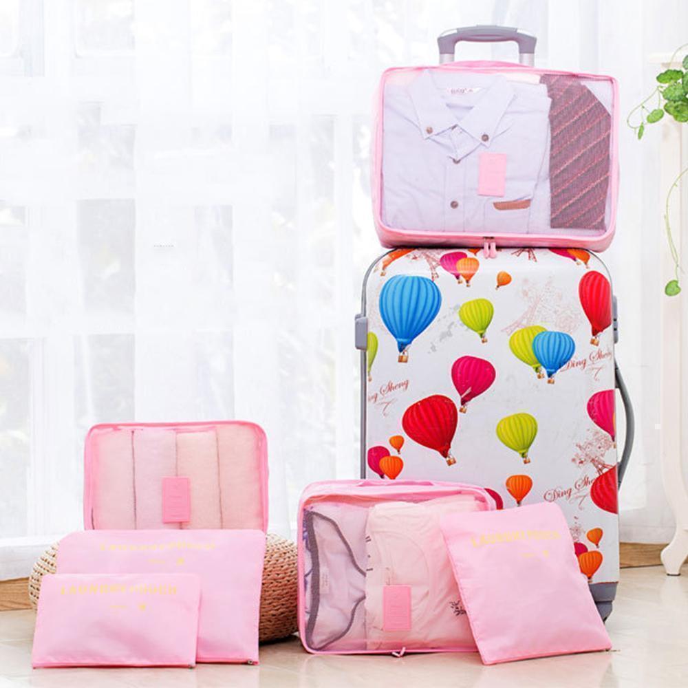 Lisslune | Travel Clothing Storage Bag (1 Set, 6 Pieces)