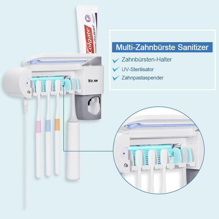 Lisslune | 2-in-1 Disinfection Toothbrush Holder