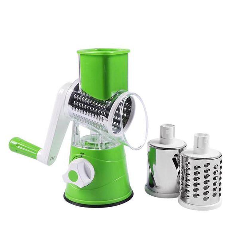 Lisslune | 3 in 1 Rotating Cheese Grater Vegetable Cutter